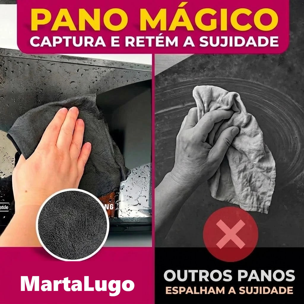 Pano Mágico Marta captura a sujidade