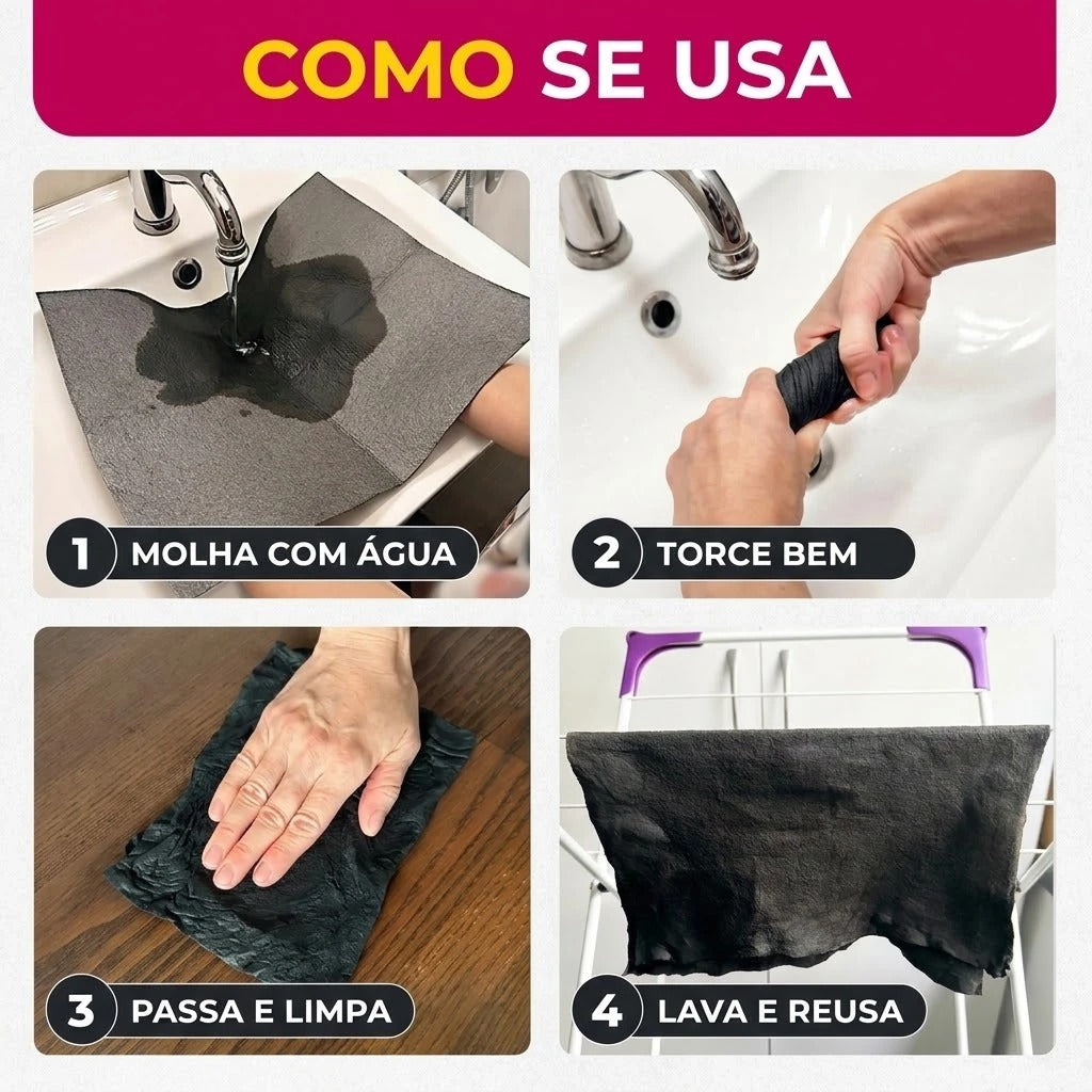 Como se usa o Pano Mágico Marta